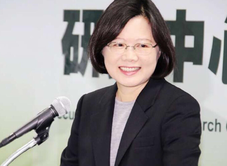 蔡英文成功当选中国历史上第一位女总统